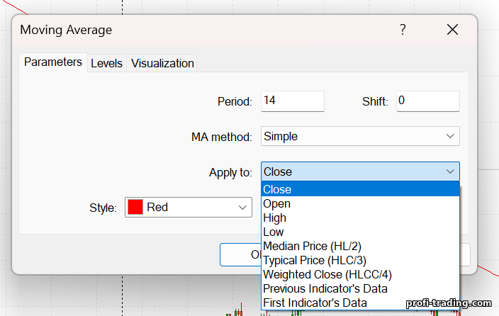 dados para construir uma média móvel dados para construir uma média móvel