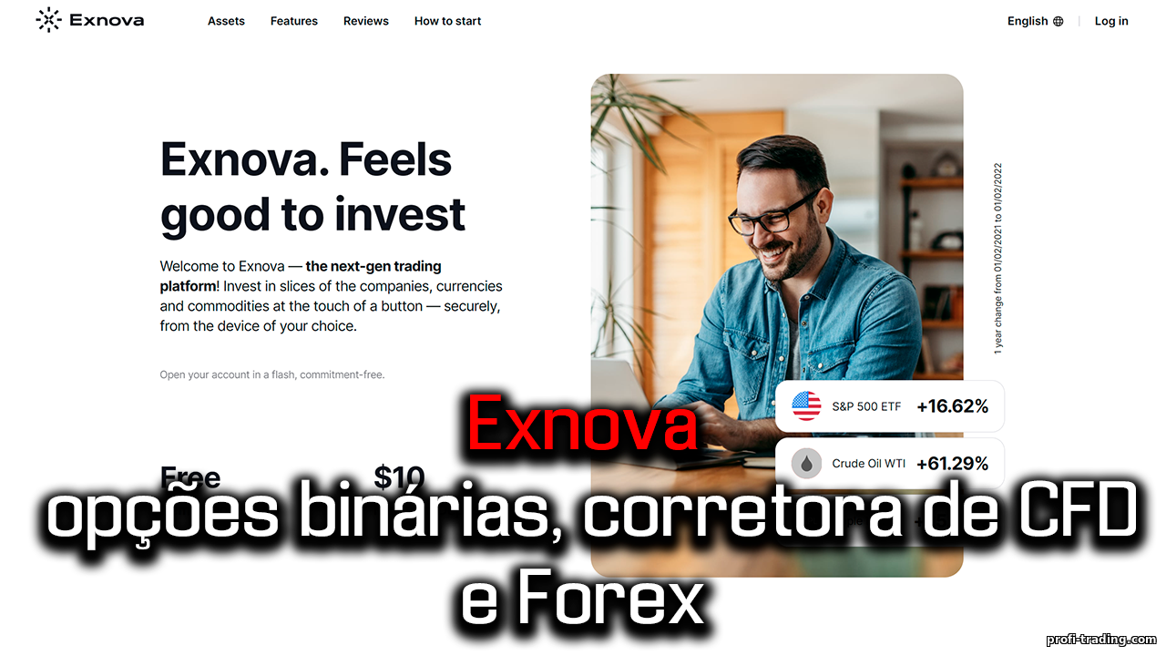 Exnova — Broker de Opções Binárias, CFD e Forex | Plataforma de Negociação e Avaliações de Traders