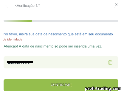 verificação com corretor de opções binárias RaceOption