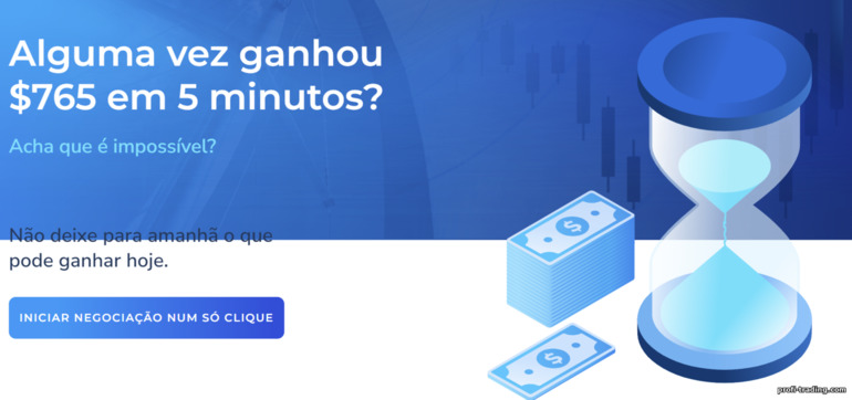 $ 765 chegaram em 5 minutos