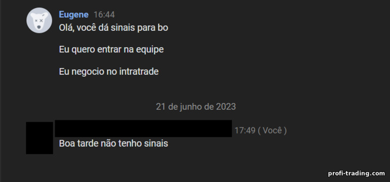 você dá sinais sobre opções binárias