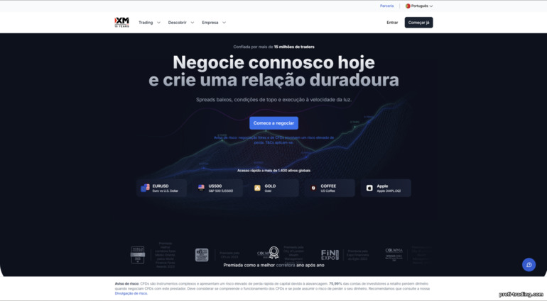 Site oficial da corretora XM Site oficial da corretora XM