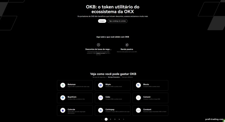 Token OKB na Plataforma OKX