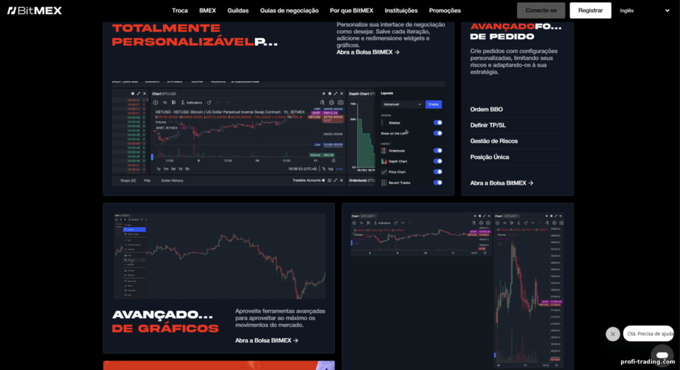 Plataforma Personalizável BitMex Plataforma Personalizável BitMex