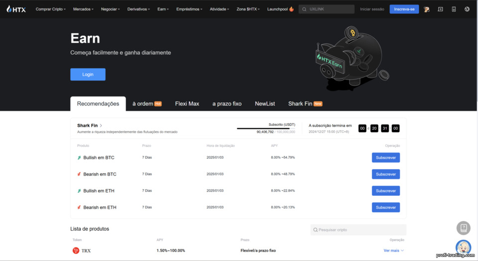 Staking na Exchange HTX Staking na Exchange HTX