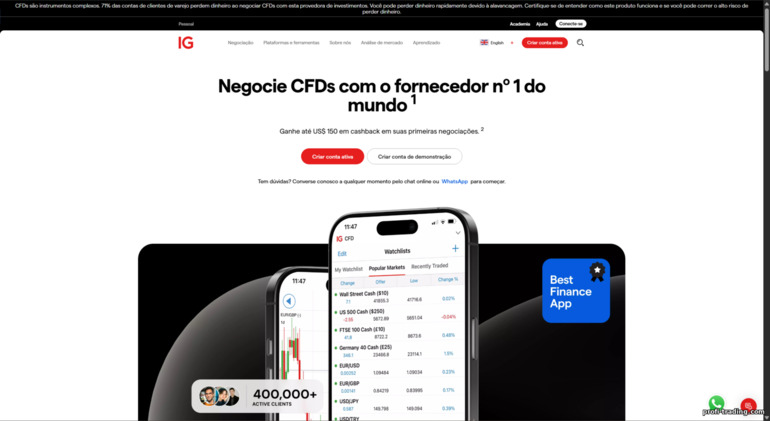 IG Markets: site oficial IG Markets: site oficial