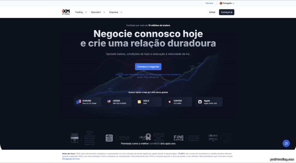 Site oficial da corretora XM Site oficial da corretora XM