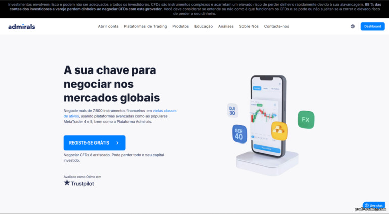 Admirals: site oficial Admirals: site oficial