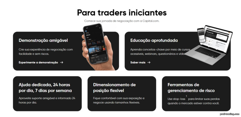 Capital.com para traders iniciantes
