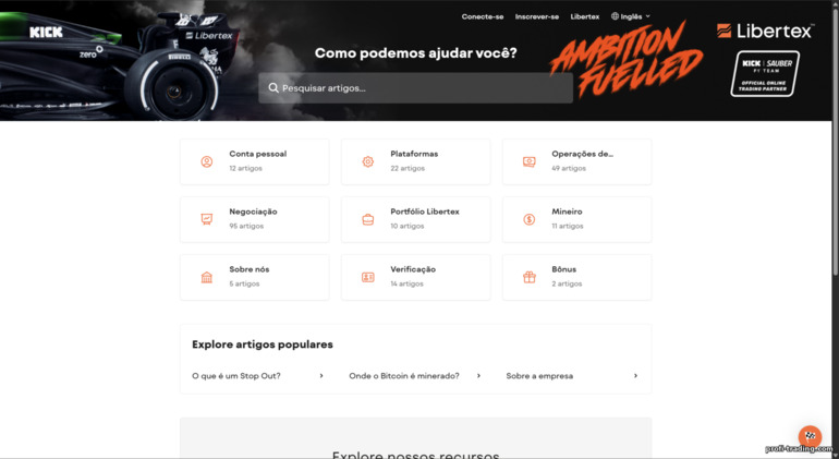 Suporte ao cliente Libertex — Forex Club