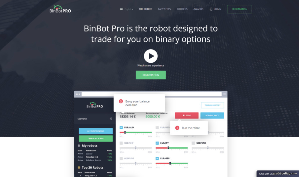 Site Oficial da Plataforma BinBot Pro Site Oficial da Plataforma BinBot Pro