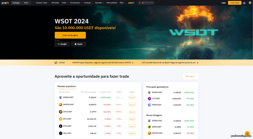 Site Oficial do ByBit Site Oficial do ByBit