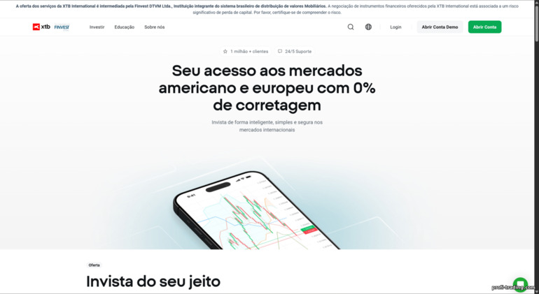 XTB: site oficial