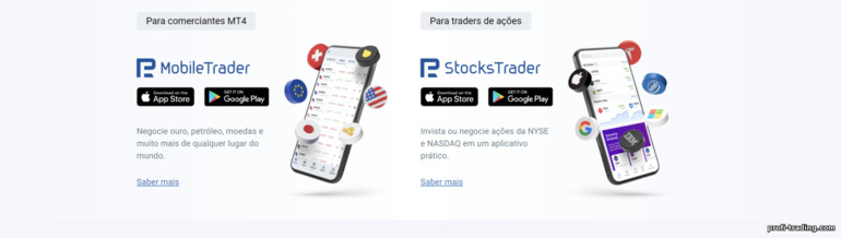 Aplicativo Móvel do RoboForex