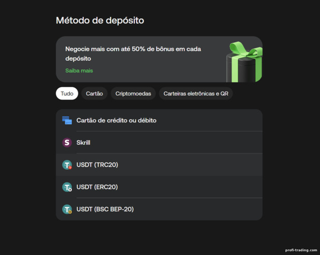 Como depositar na conta Doto
