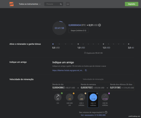 Mineração de criptomoedas com a Libertex — Forex Club