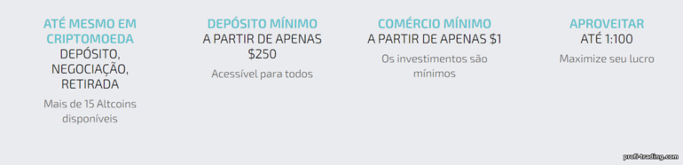 Condições de Negociação no DaxBase