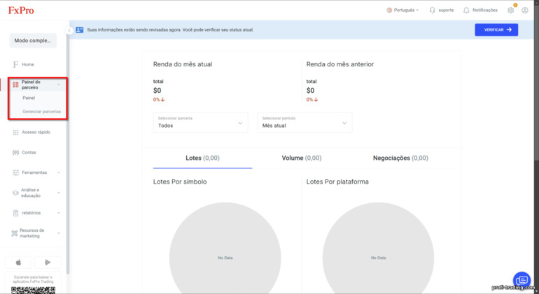 Programa de Afiliados da FXPro