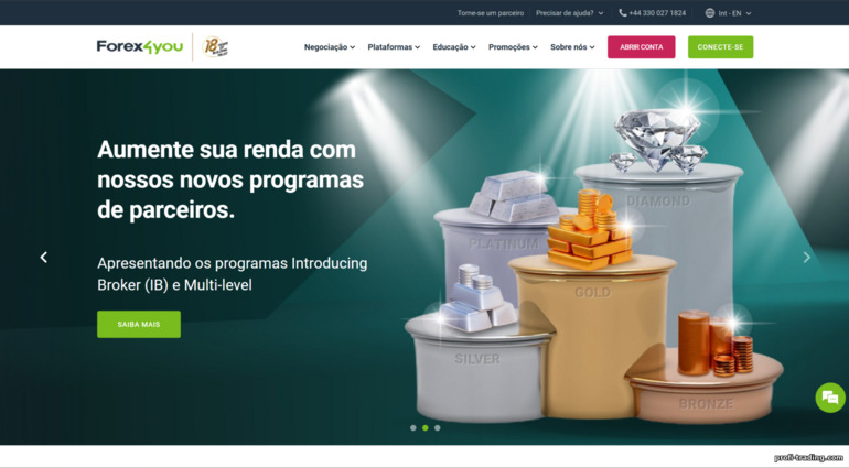 Forex4you: site oficial Forex4you: site oficial