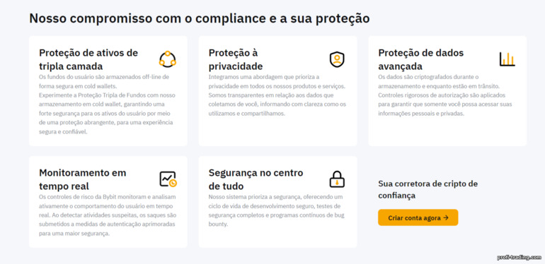 Recursos de Segurança do ByBit