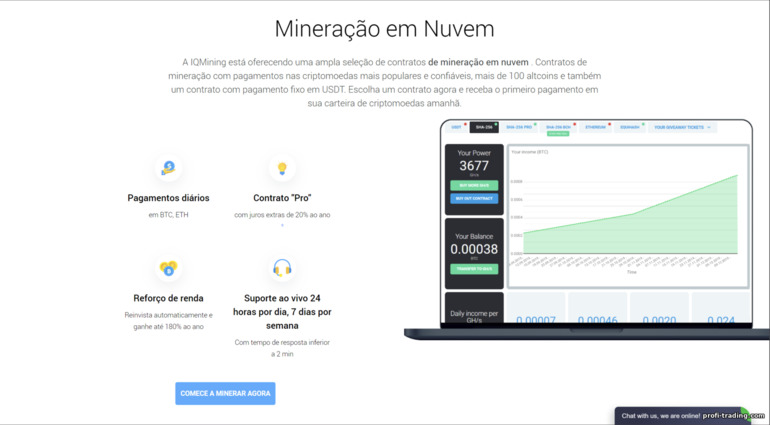 Mineração em Nuvem na Plataforma IQ Mining