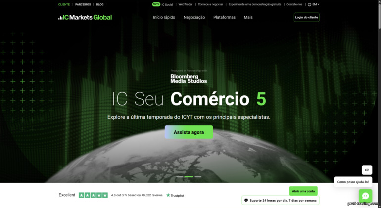 Site oficial da IC Markets